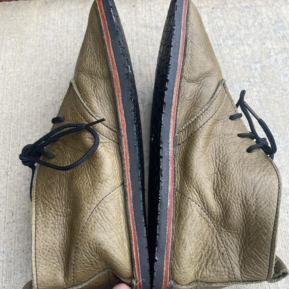 Softstar RunAmoc Dash Size 12 Leather Barefoot Shoes Zero Drop Chukka Boot USA